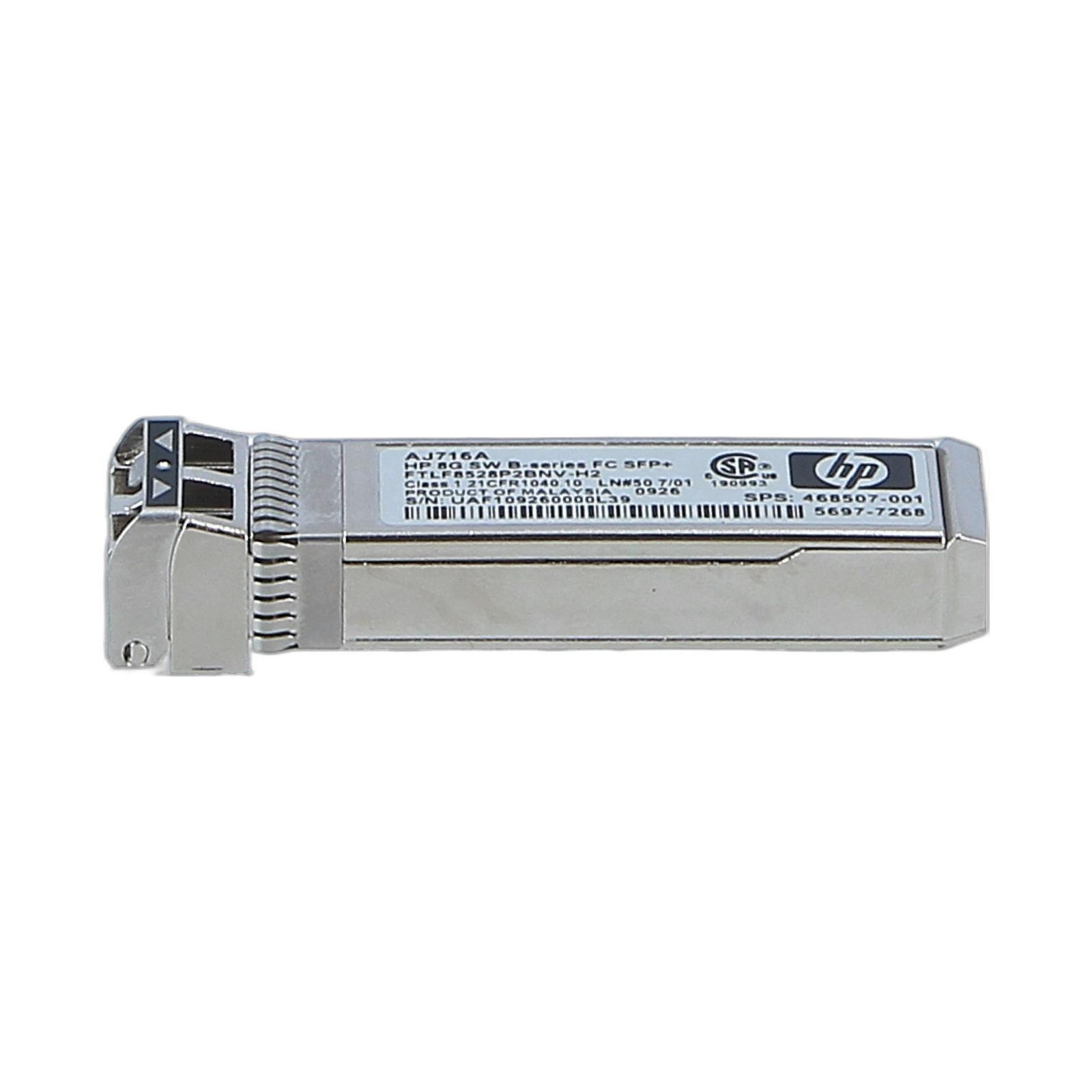 HP AJ716A HP StorageWorks 8Gb Fibre Channel SFP+ Kurzwellentransceiver