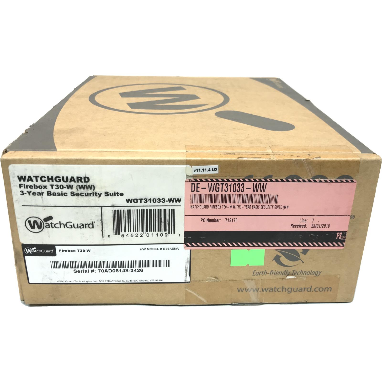 Watchguard BS3AE6W Bs3ae6w