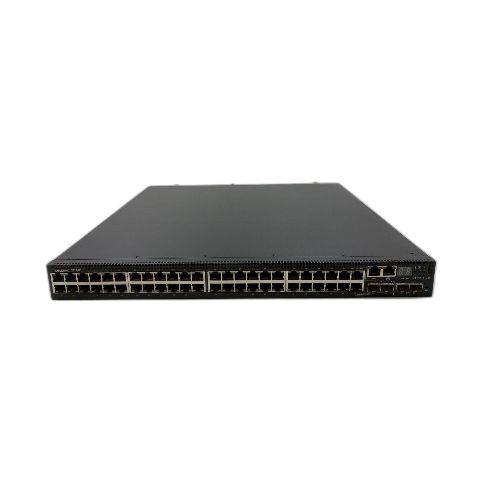 Dell S3148P Dell S3148P Layer 3 Switch with 48 PoE+ Ports and 2x 10GbE SFP+ Ports