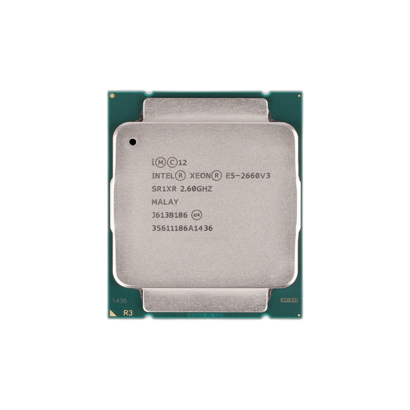 CPU-INTELXEONE5-2660V3-SR1XR Intel Xeon E5-2660 v3 10-Core 2.60GHz 25MB LGA2011-3 Server Processor (SR1XR)