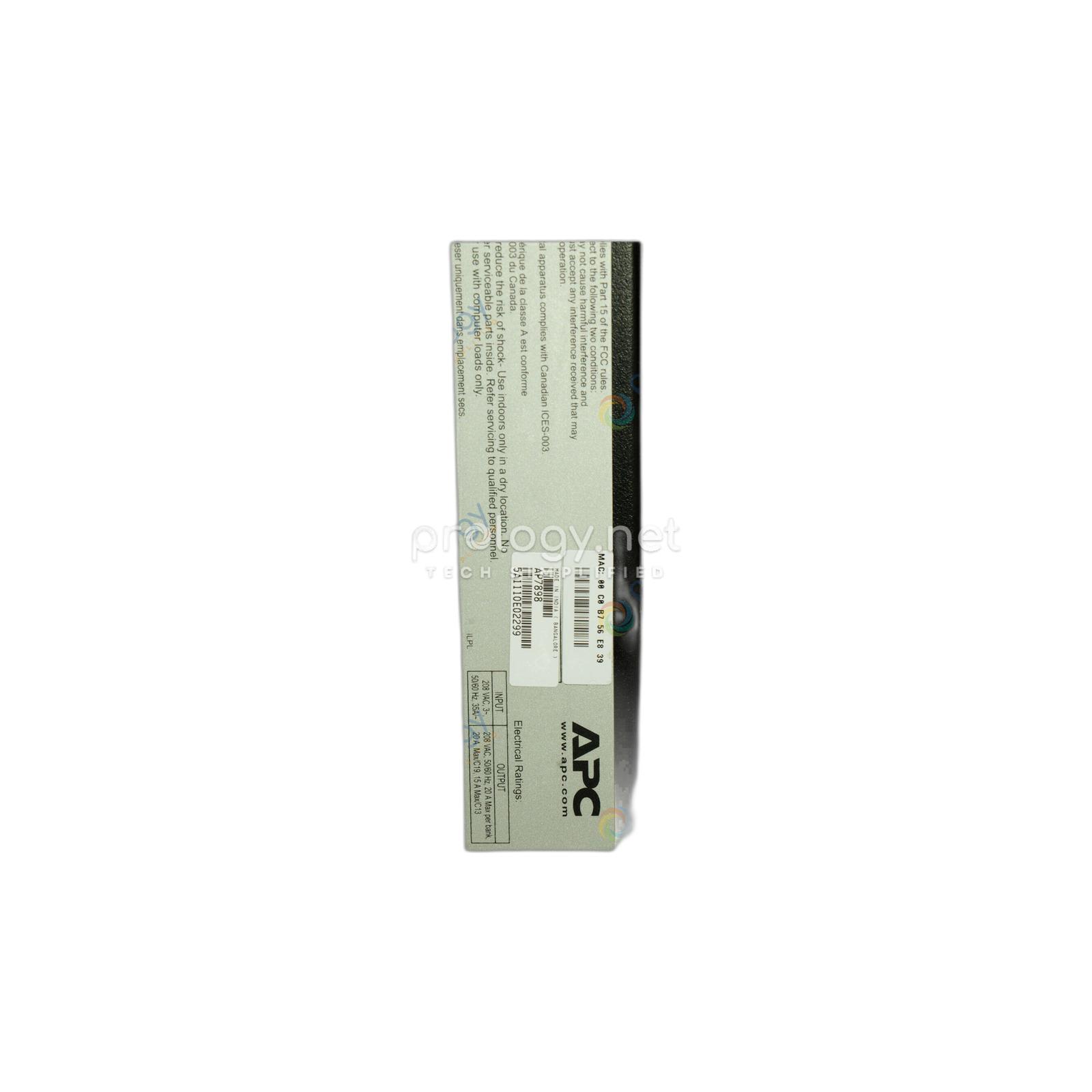 APC AP7898 APC AP7898 Metered Rack Cord 36 Outlet 208V 30x C13 6x C19