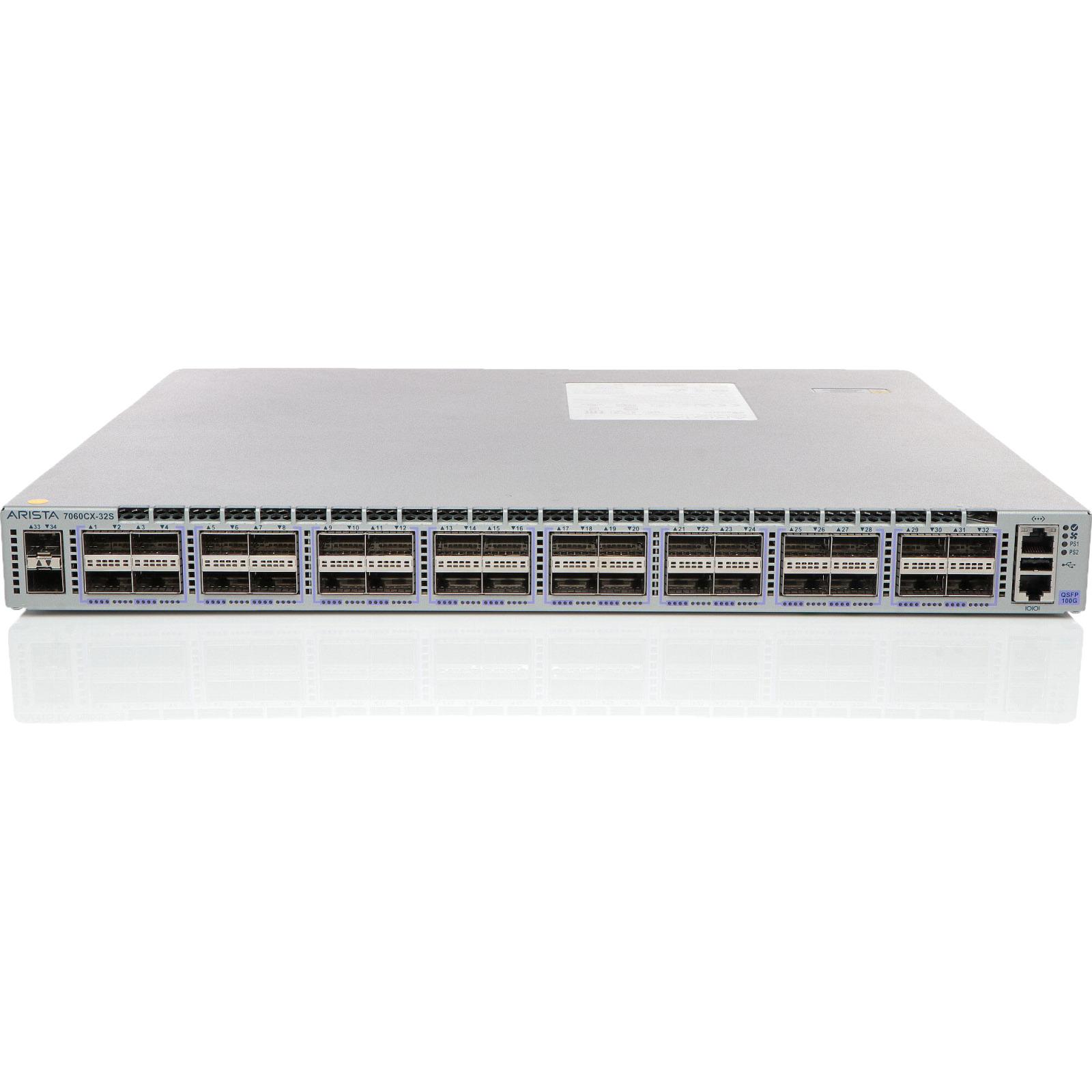 Arista DCS-7060CX2-32S-F Arista 7060X2 32x100GbE QSFP and 2xSFP+ switch