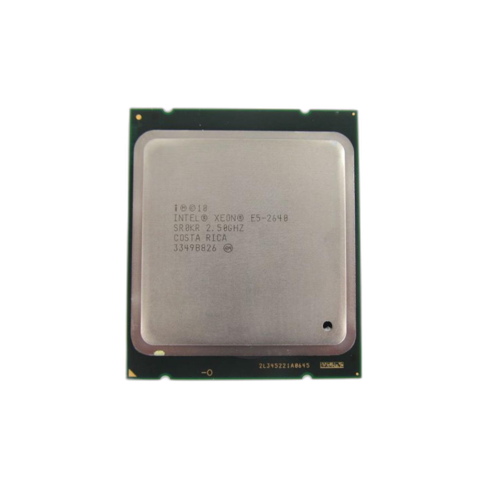 CPU-INTELXEONE5-2640-SR0KR Intel Xeon E5-2640 6-Core 2.50GHz 15MB LGA2011 Server Processor (SR0KR)