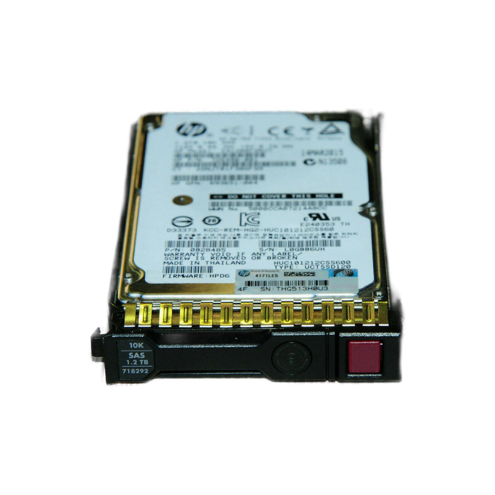 Hewlett Packard Enterprise 718292 HPE HDD 1.2Tb 10K SAS Enterprise Hard Drive