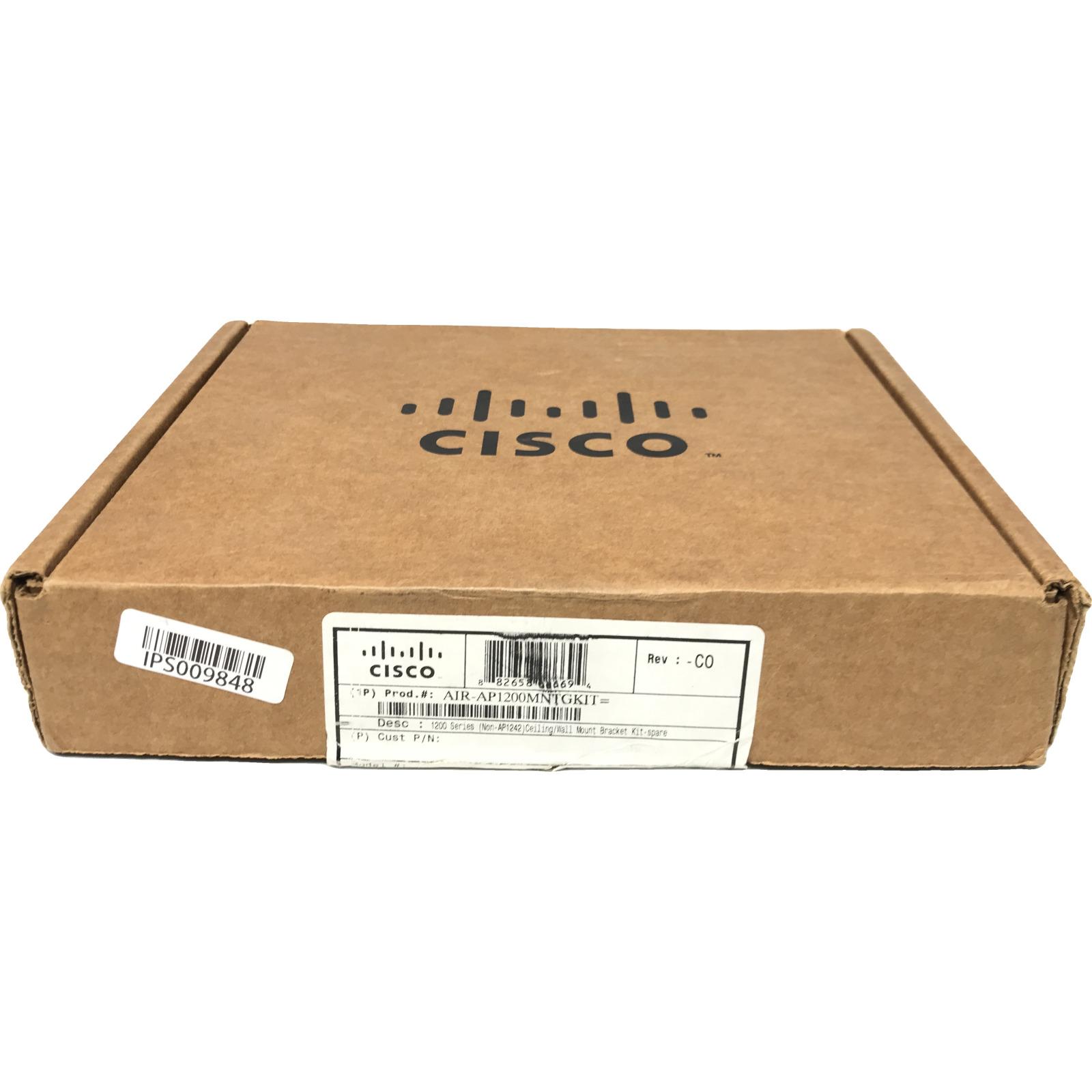 Cisco AIR-AP1200MNTGKIT= 1200 Series (Non-AP1242)Ceiling/Wall Mount Bracket Kit-spare