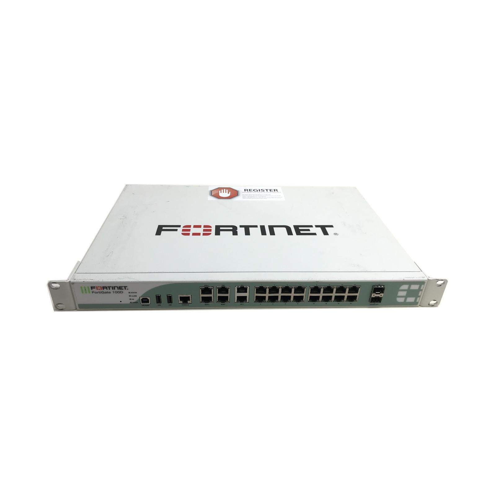Fortinet FG-100D Fortinet FortiGate 100D Next-Generation Firewall Security Appliance