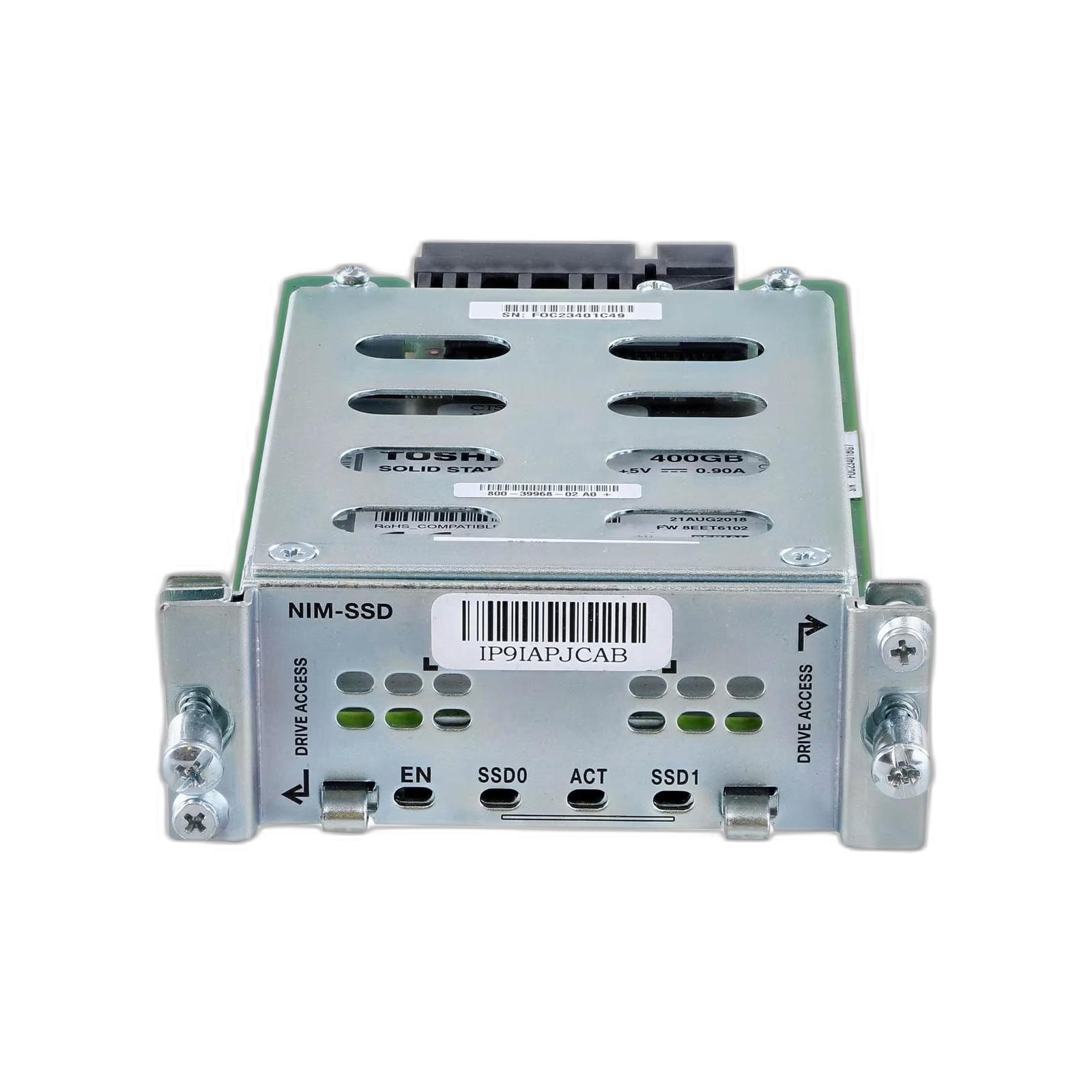 Cisco NIM-SSD Cisco NIM Carrier Card SSD Support