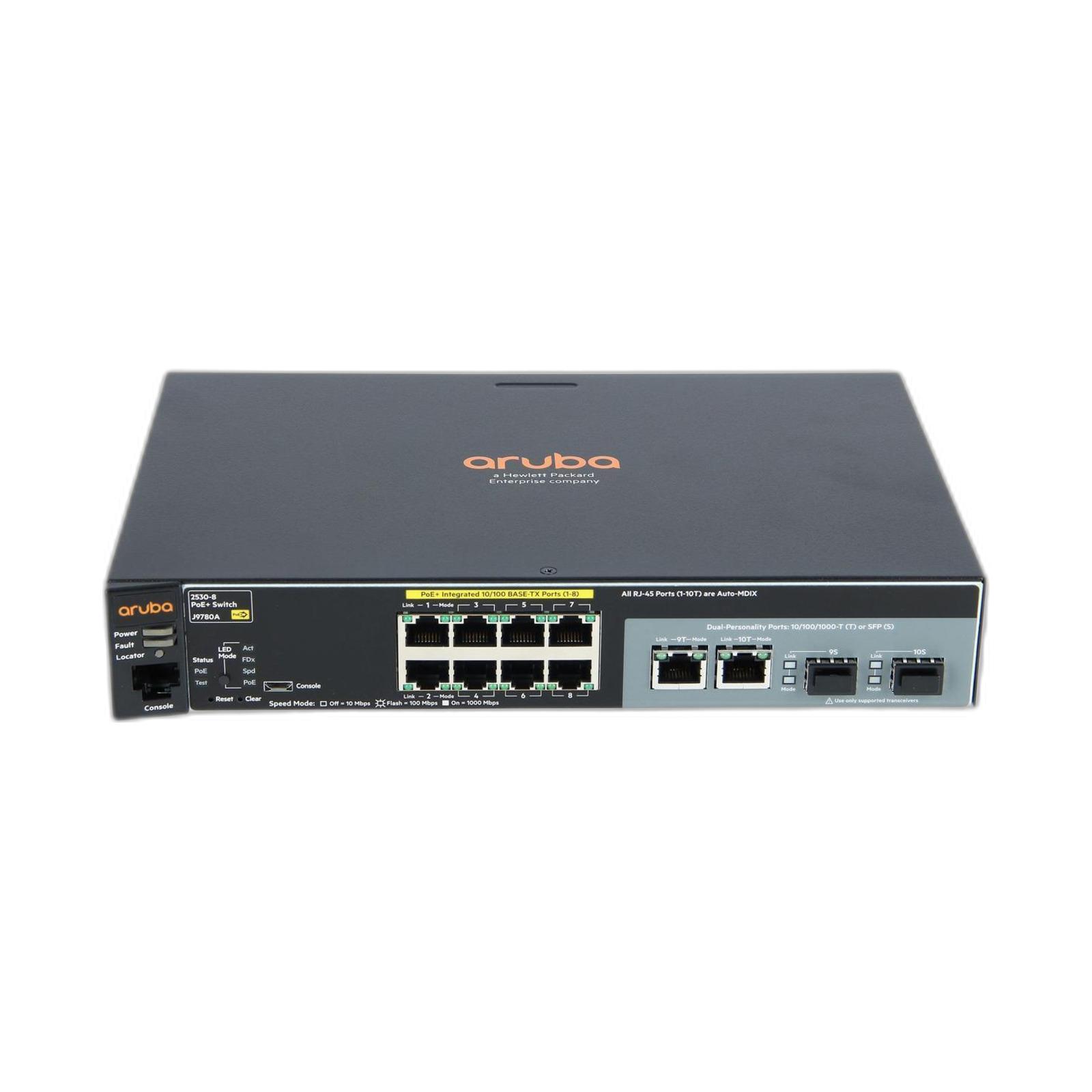 Aruba J9780A Aruba 2530 8 PoE+ Switch