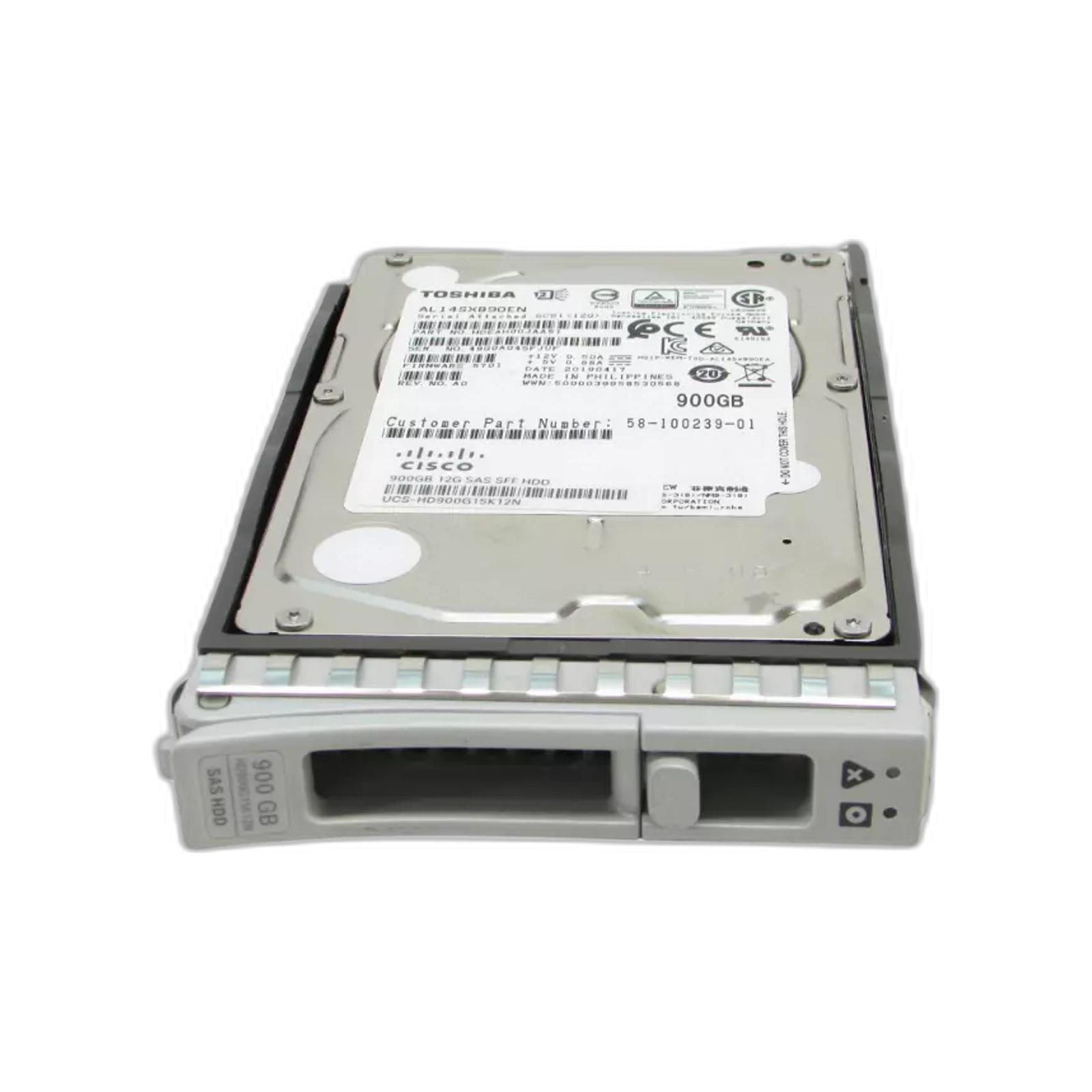Cisco UCS-HD900G15K12N Cisco 900GB 15K RPM SAS Hot Plug Hard Drive