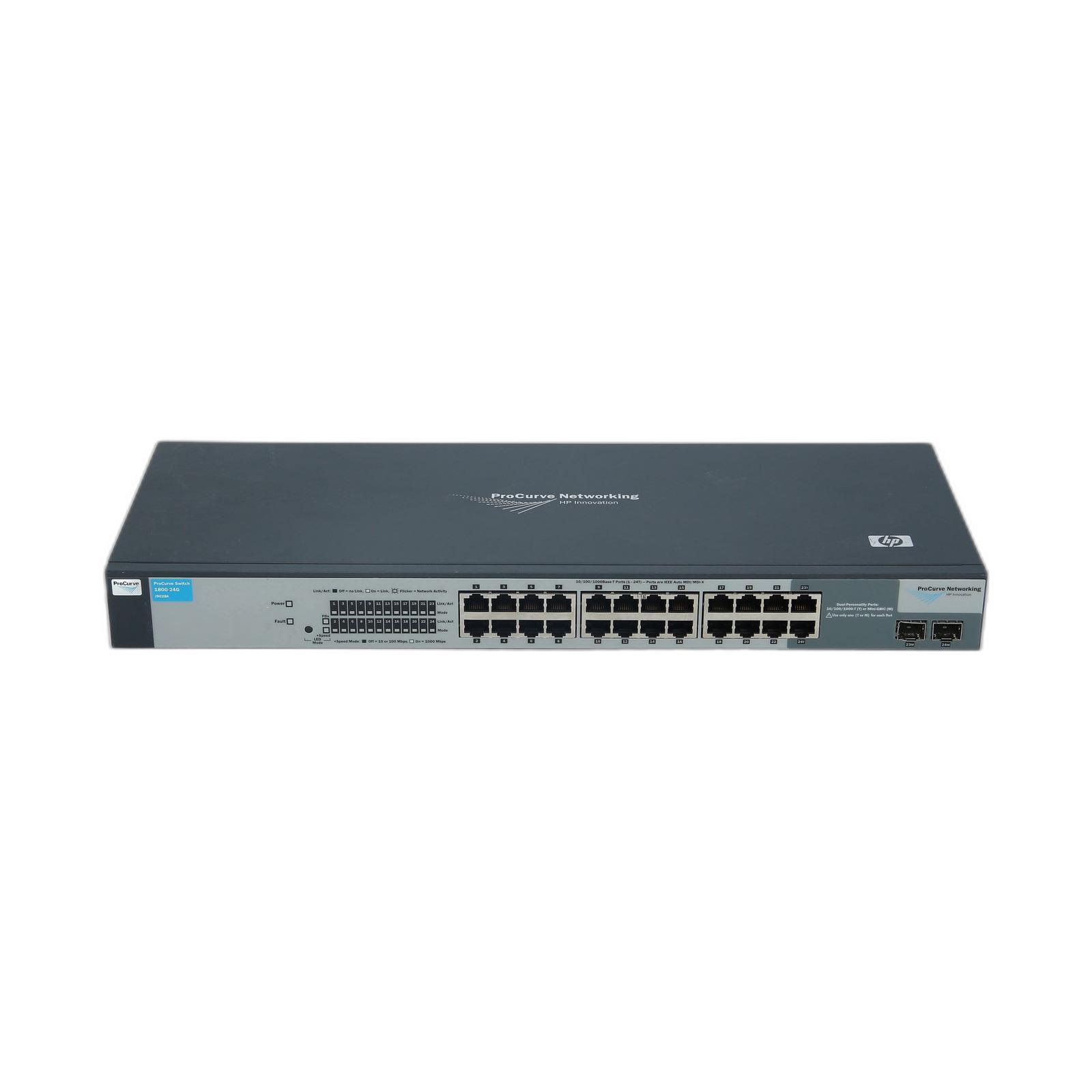 Hewlett Packard Enterprise J9028A HPE ProCurve 1800-24G Switch 24 ports Managed