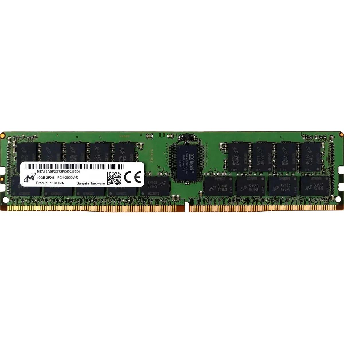 Micron MTA18ASF2G72PDZ-2G6 16GB 2Rx8 2666 RDIMM Micron MTA18ASF2G72PDZ-2G6