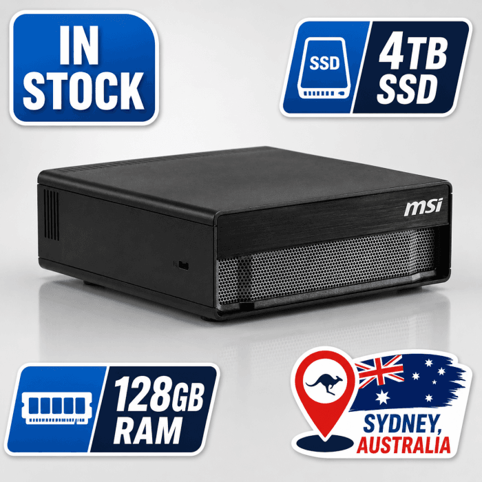 MSI EDGEXPERT-34SAU MSI EdgeXpert MS-C931 NVIDIA Grace Blackwell GB10 Desktop AI Supercomputer Mini PC