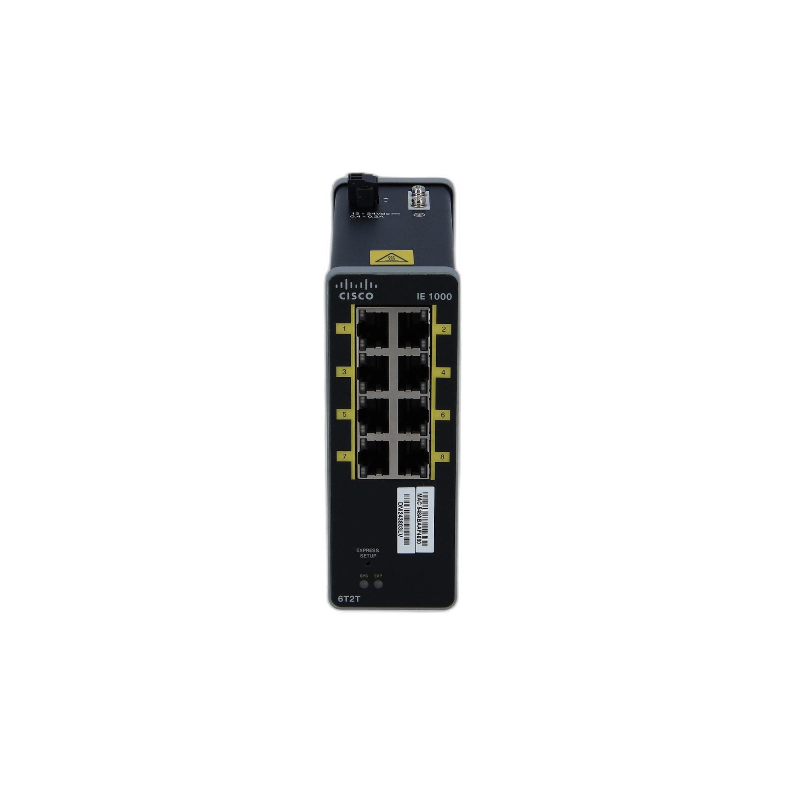 Cisco IE-1000-6T2T-LM CISCO IE 1000 Industrial Ethernet Switch 8 Ports