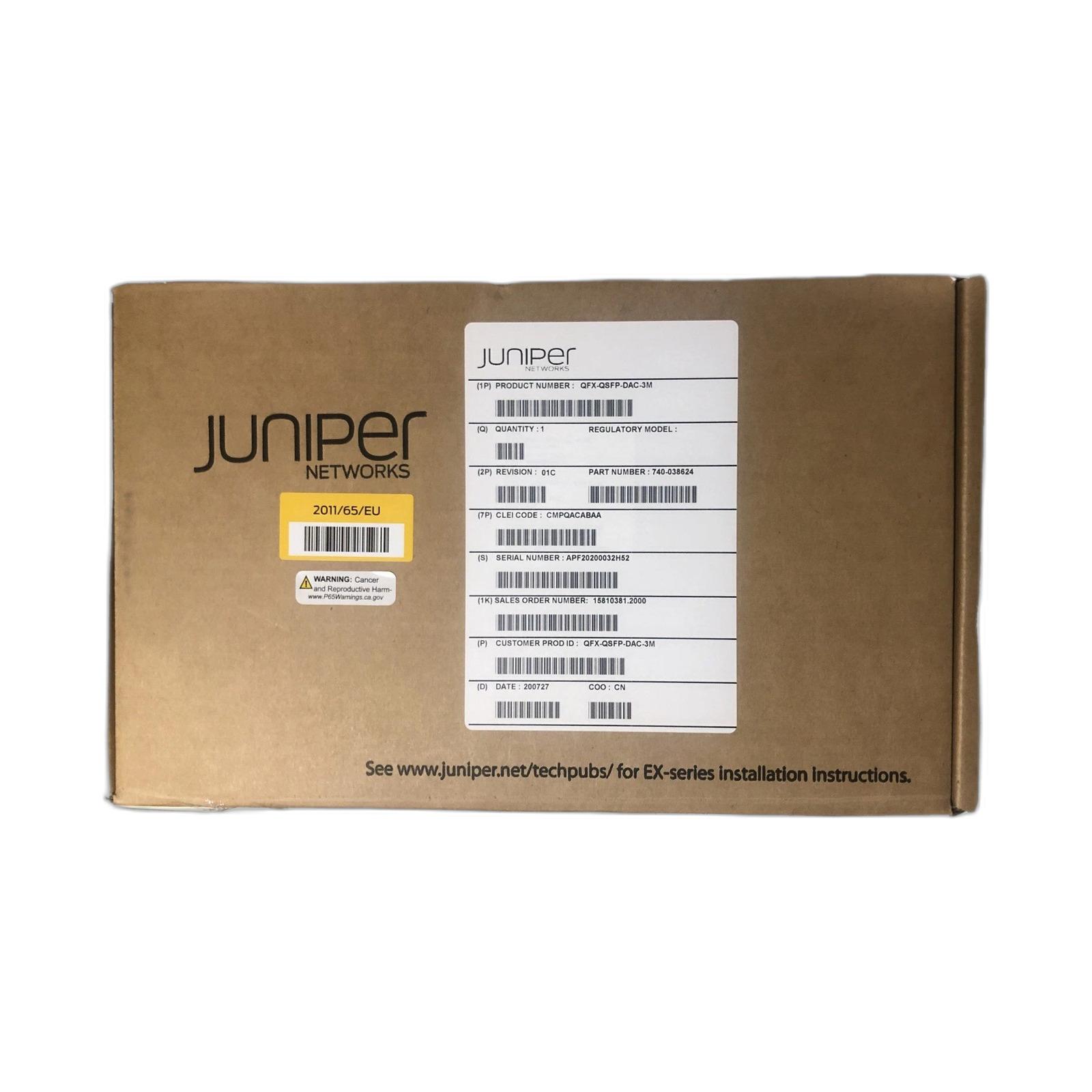 Juniper EX-SFP-10GE-DAC-5M Juniper EX-SFP-10GE-DAC-5M 10GbE Direct Attach Copper Cable