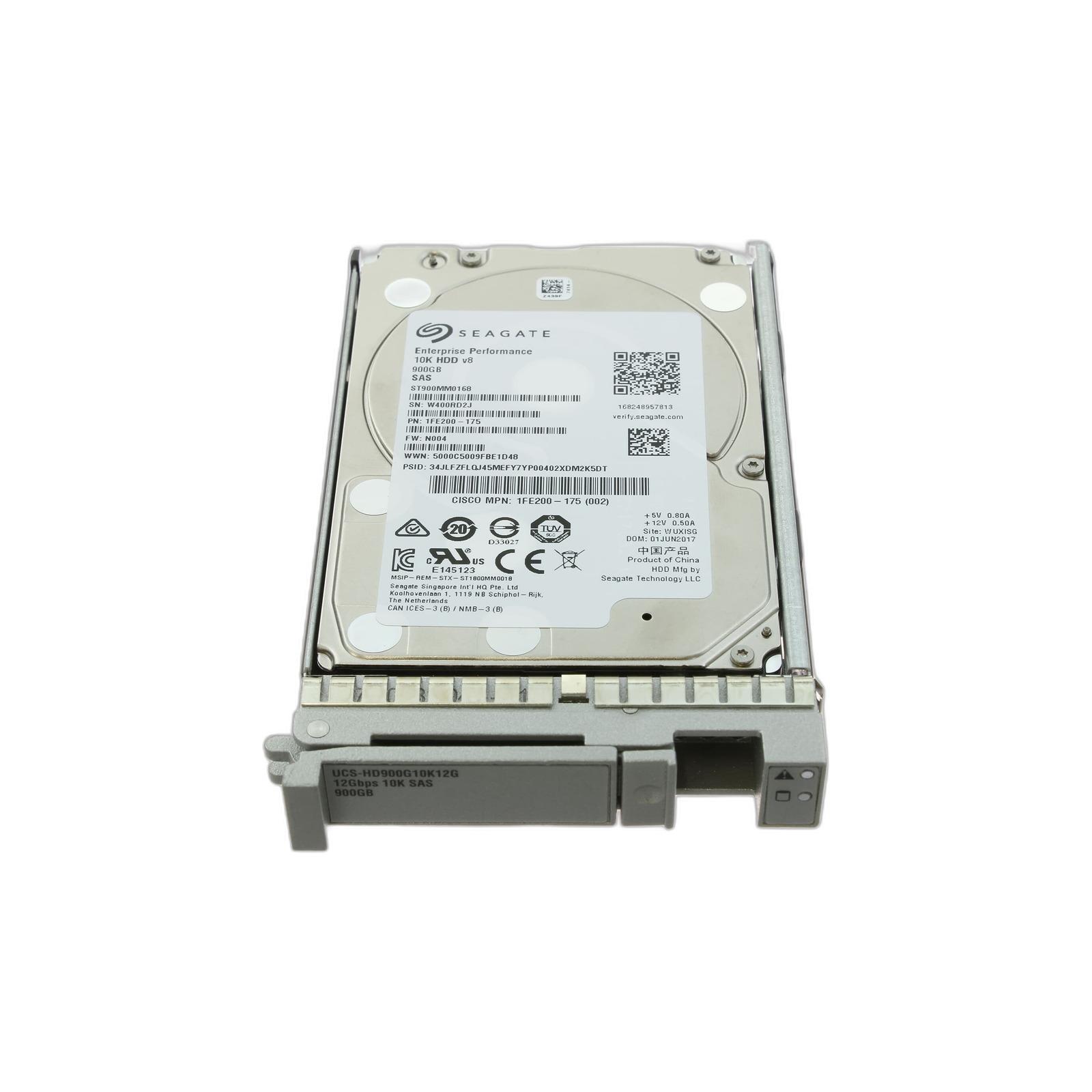 Cisco UCS-HD900G10K12G Cisco UCS-HD900G10K12G 900GB 10000RPM SFF HDD