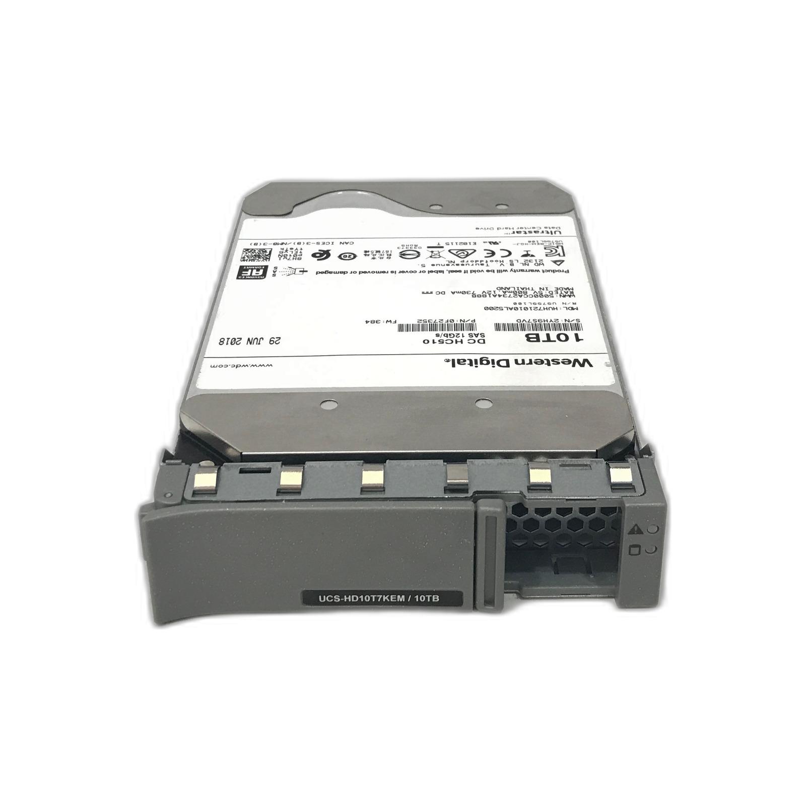 Cisco UCS-HD10T7KEM 10 TB 12G SAS 7.2K RPM LFF HDD (512e)
