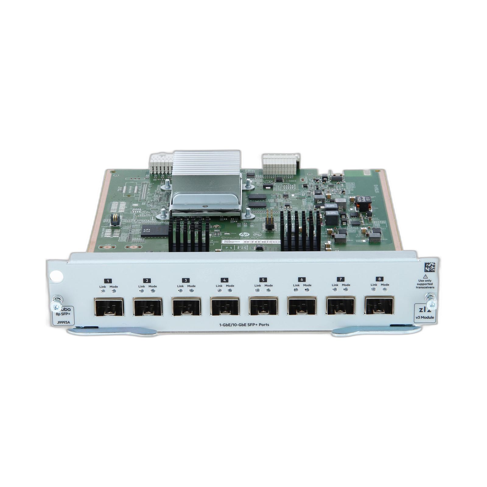 Hewlett Packard Enterprise J9993A HPE J9993A 8-Port 1G/10GbE SFP+ MACsec v3 zl2 Module