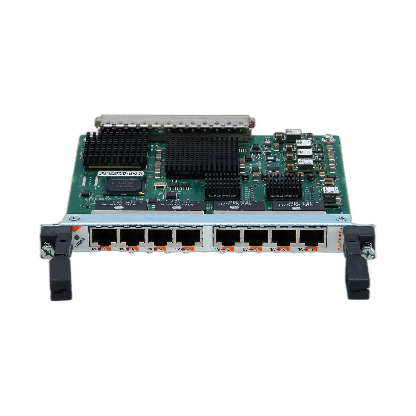 Cisco SPA-8X1FE-TX-V2 Cisco 8-Port Fast Ethernet Shared Port Adapter