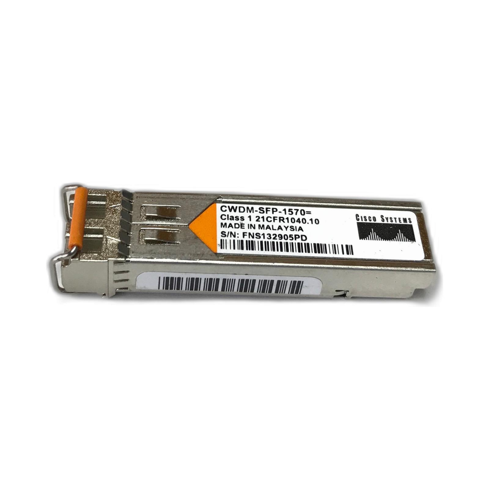 TRANSCEIVERS CWDM-SFP-1570 Cisco CWDM-SFP-1570 SFP Gigabit Ethernet 1G/2G FC Module